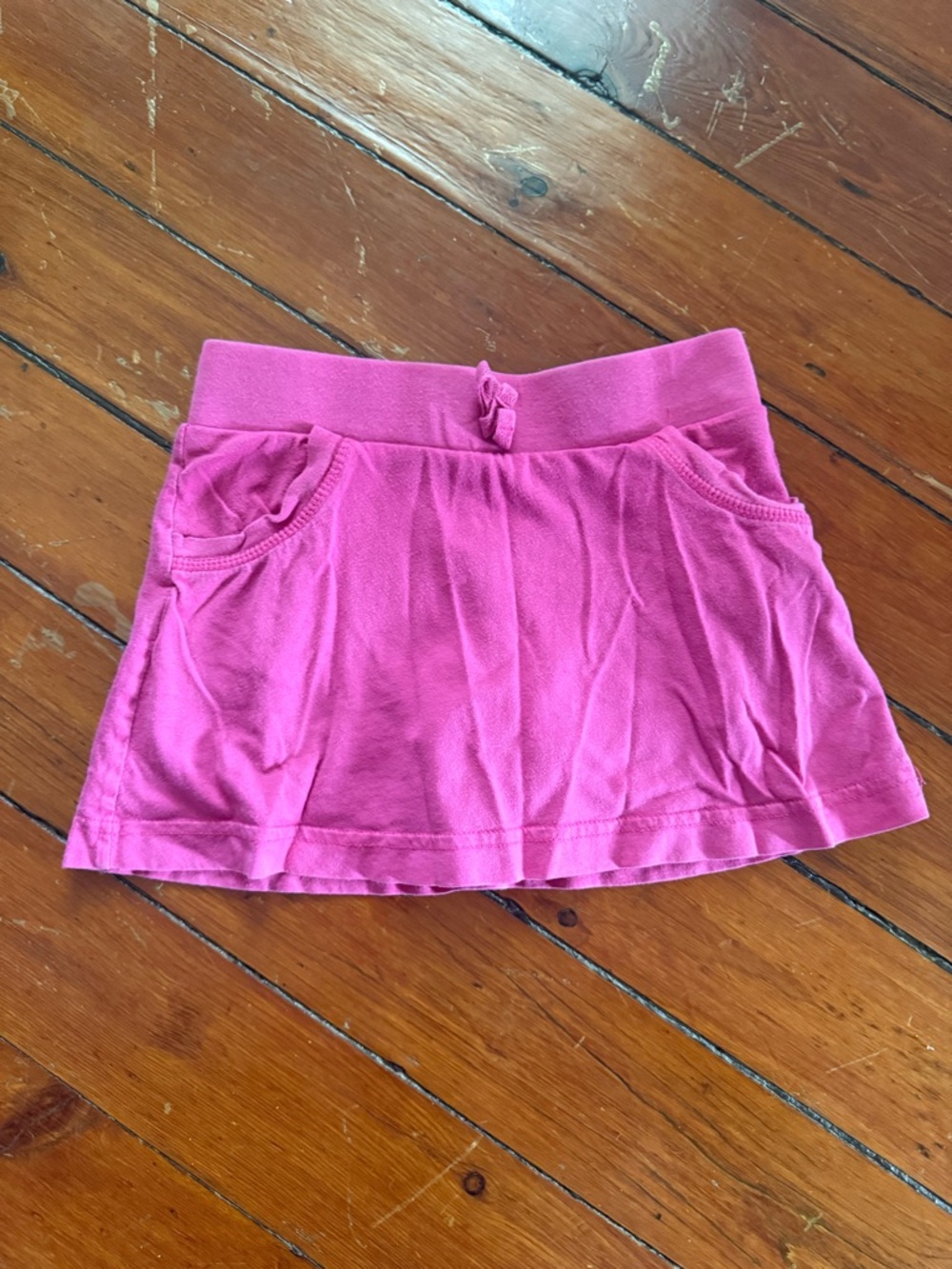 Place Bright Fuchsia Knit Skort with Pockets